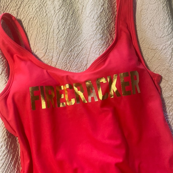 Xhilaration Other - FIRECRACKER one piece swimsuit
